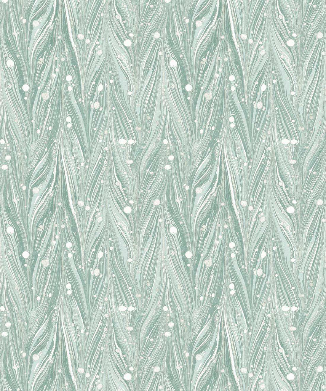 Antique Straight Wallpaper • Bethany Linz • Sea Spray • Swatch