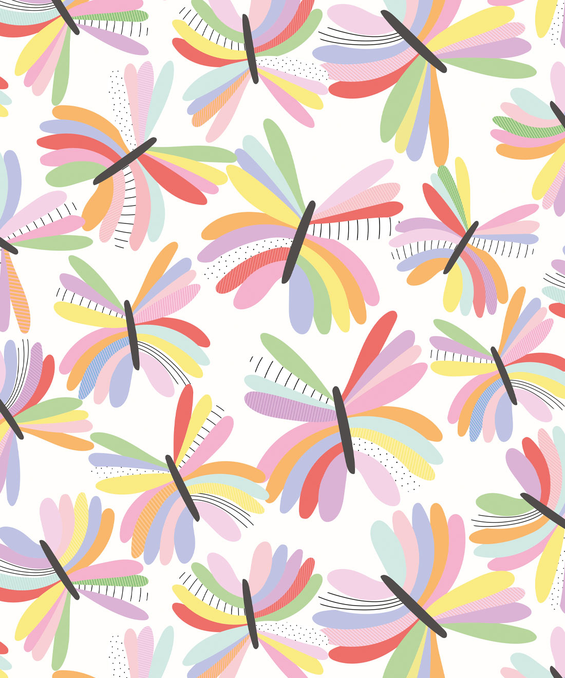 Flutter Wallpaper • Brook Gossen • White • Swatch