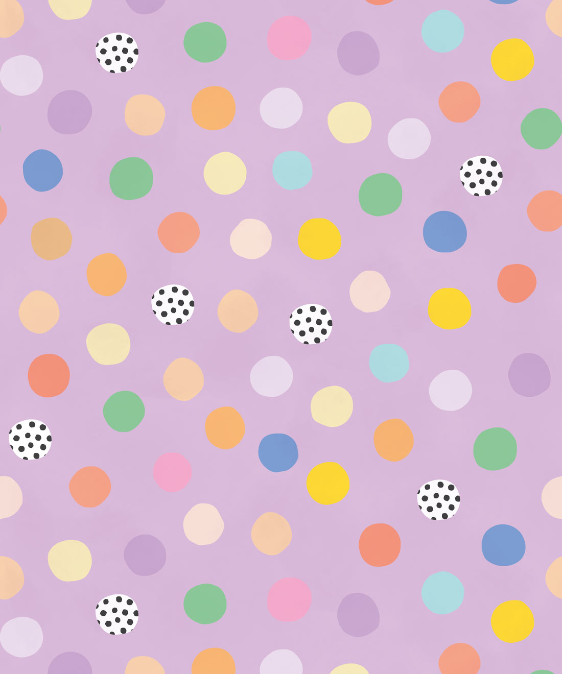 Happy Confetti Wallpaper • Brook Gossen • Lavender • Swatch