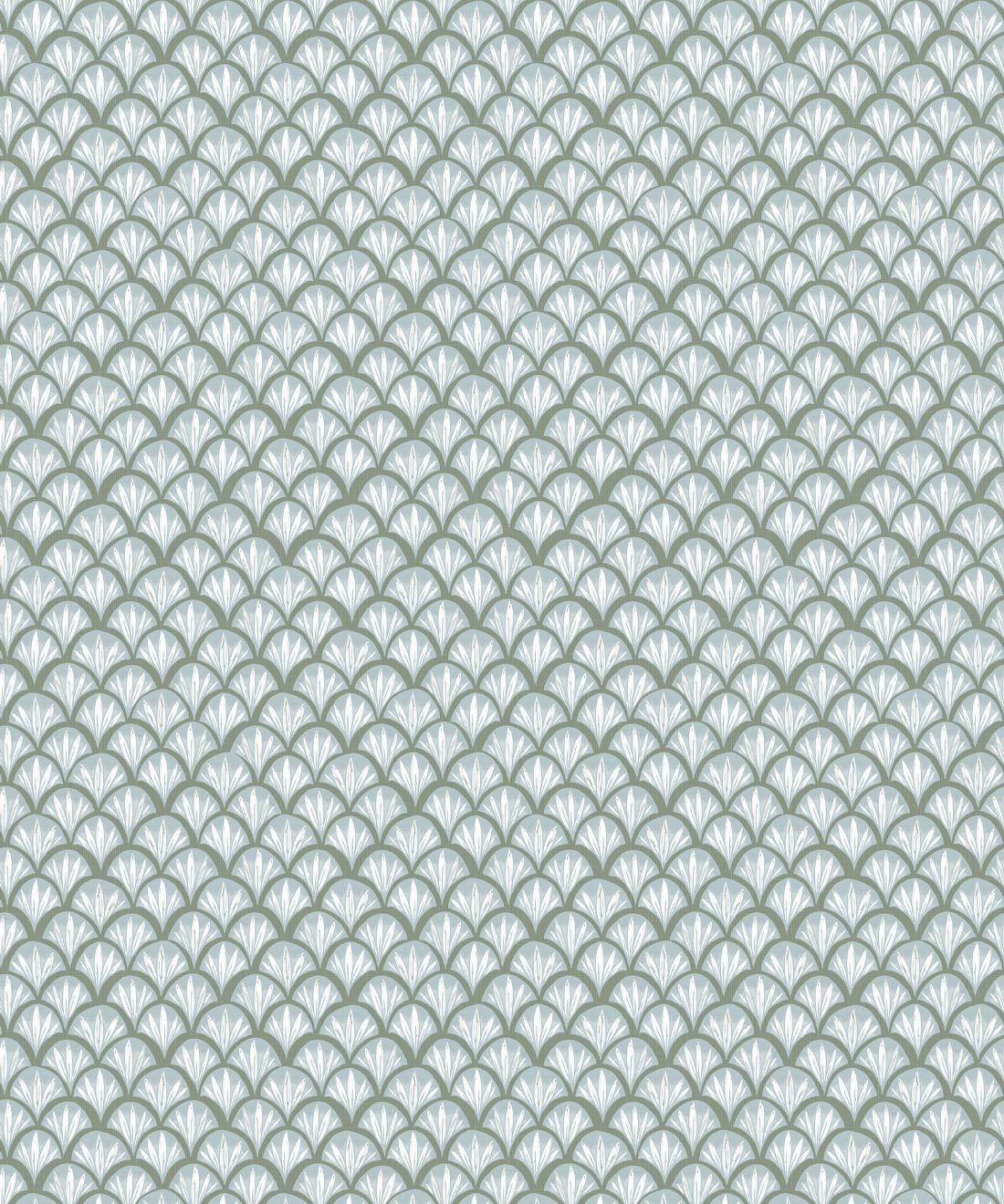 Moon Waves Wallpaper • La Semilla Casa • Ferny Hazed Linens • Swatch