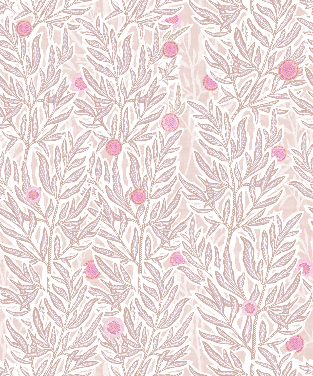 Linen Seagrass Wallpaper • La Semilla Casa • Washed Vintage Dew • Swatch